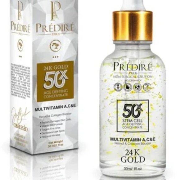 PREDIRE 50X ANTI-AGING EYE NIGHT CONCENTRATE-VITAMIN A,C & E-1.0 fl oz/30 ml-NEW - Picture 1 of 5